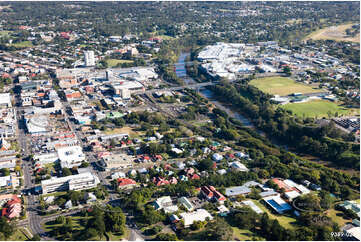 Aerial Photo Ipswich CBD QLD Aerial Photography