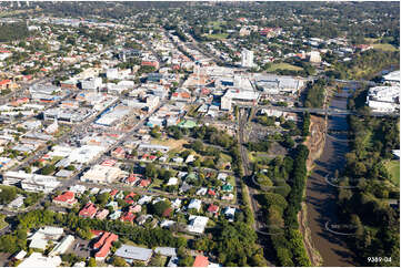 Aerial Photo Ipswich CBD QLD Aerial Photography