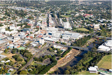 Aerial Photo Ipswich CBD QLD Aerial Photography