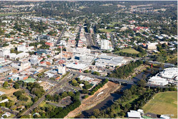 Aerial Photo Ipswich CBD QLD Aerial Photography