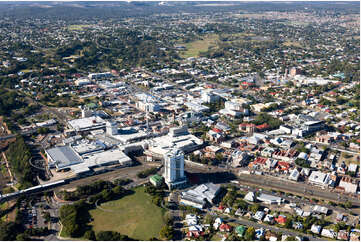 Aerial Photo Ipswich CBD QLD Aerial Photography