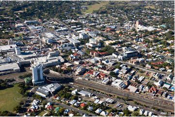 Aerial Photo Ipswich CBD QLD Aerial Photography