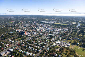 Aerial Photo Ipswich CBD QLD Aerial Photography