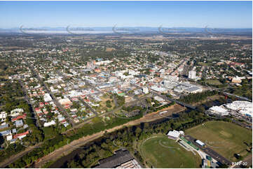 Aerial Photo Ipswich CBD QLD Aerial Photography