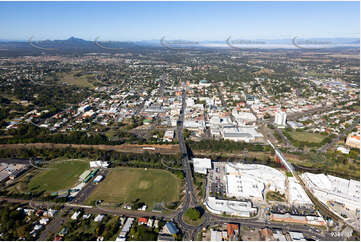 Aerial Photo Ipswich CBD QLD Aerial Photography