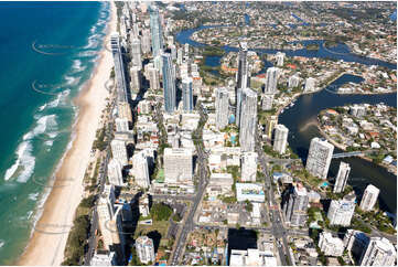 Aerial Photo Surfers Paradise QLD Aerial Photography