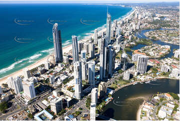 Aerial Photo Surfers Paradise QLD Aerial Photography