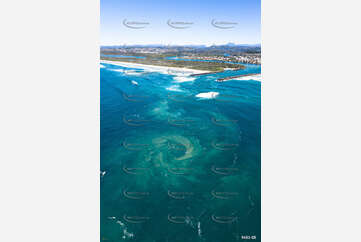 A Whirlpool just off Point Danger NSW Aerial Photography