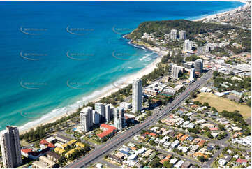 Aerial Photo Burleigh Heads QLD Aerial Photography