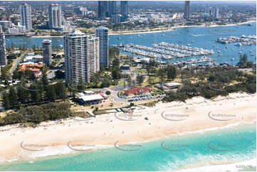 Aerial Photo Main Beach QLD Aerial Photography