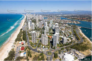 Aerial Photo Main Beach QLD Aerial Photography