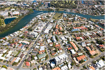 Aerial Photo Chevron Island QLD Aerial Photography