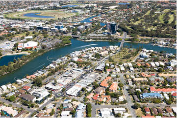 Aerial Photo Chevron Island QLD Aerial Photography