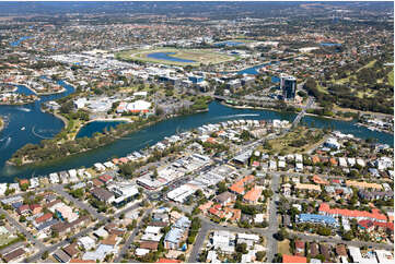 Aerial Photo Chevron Island QLD Aerial Photography