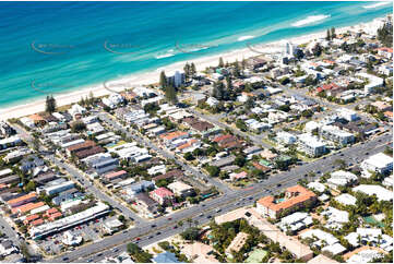 Aerial Photo Mermaid Beach QLD Aerial Photography