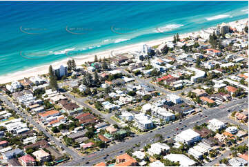 Aerial Photo Mermaid Beach QLD Aerial Photography