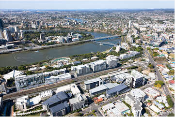 Aerial Photo South Brisbane QLD Aerial Photography