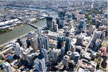 Aerial Photo Brisbane CBD QLD Aerial Photography