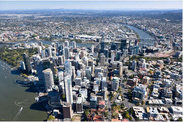 Aerial Photo Brisbane CBD QLD Aerial Photography