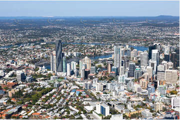 Aerial Photo Brisbane CBD QLD Aerial Photography