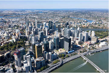 Aerial Photo Brisbane CBD QLD Aerial Photography