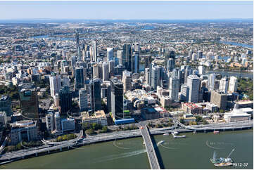 Aerial Photo Brisbane CBD QLD Aerial Photography