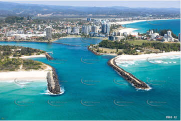 Aerial Photo Tweed River Bar NSW Aerial Photography