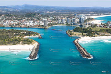 Aerial Photo Tweed River Bar NSW Aerial Photography