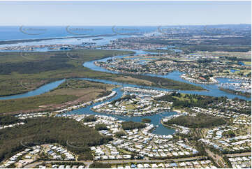 Aerial Photo Coomera Waters QLD Aerial Photography