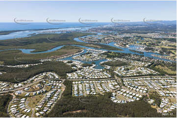 Aerial Photo Coomera Waters QLD Aerial Photography