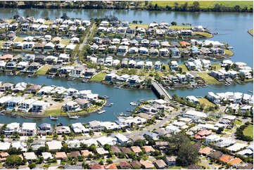 Aerial Photo River Links Helensvale QLD Aerial Photography