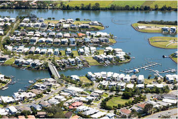 Aerial Photo River Links Helensvale QLD Aerial Photography