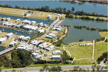 Aerial Photo River Links Helensvale QLD Aerial Photography