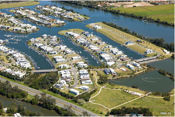 Aerial Photo River Links Helensvale QLD Aerial Photography