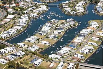 Aerial Photo River Links Helensvale QLD Aerial Photography