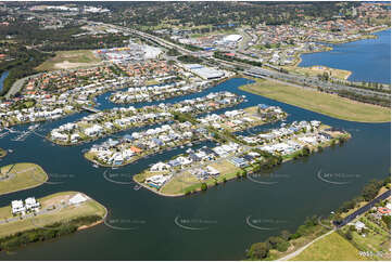 Aerial Photo River Links Helensvale QLD Aerial Photography