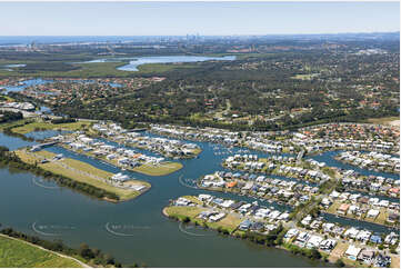 Aerial Photo River Links Helensvale QLD Aerial Photography