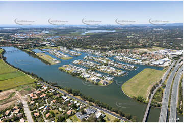 Aerial Photo River Links Helensvale QLD Aerial Photography