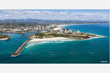 Aerial Photo Duranbah Beach Tweed Heads NSW Aerial Photography