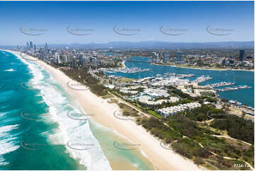 Aerial Photo Main Beach QLD Aerial Photography