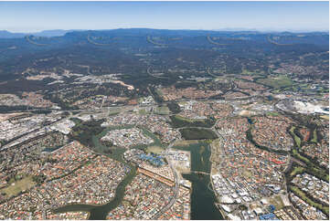 Aerial Photo Varsity Lakes QLD Aerial Photography