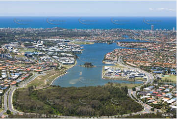 Aerial Photo Lake Orr Varsity Lakes QLD Aerial Photography