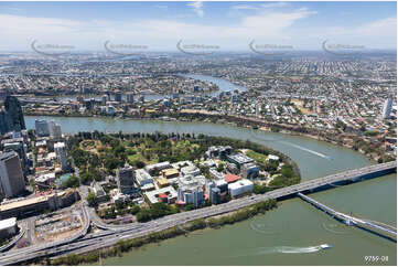 Aerial Photo Brisbane CBD QLD Aerial Photography