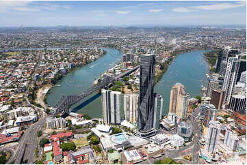 Aerial Photo Brisbane CBD QLD Aerial Photography