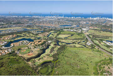 Aerial Photo Carrara QLD Aerial Photography