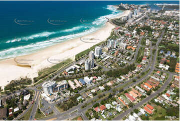 Aerial Photo Kirra Beach Coolangatta QLD Aerial Photography