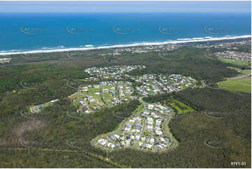 Aerial Photo Koala Beach Estate Pottsville NSW Aerial Photography