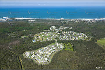 Aerial Photo Koala Beach Estate Pottsville NSW Aerial Photography