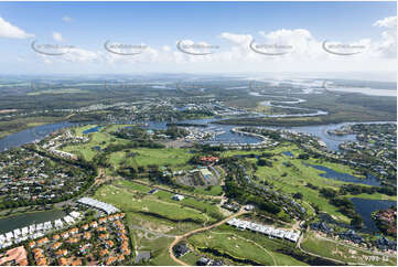 Aerial Photo Sanctuary Cove Hope Island QLD Aerial Photography