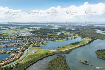 Aerial Photo Oyster Cove Helensvale QLD Aerial Photography